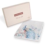 Picture of Maison d' Hermine Premium Table Cloth Rectangle Table 100% Combed Cotton 140 x 70 Inches Tablecloth Reusable Decorative for Dining Room, Farmhouse, Party, Festive & Wedding - Peacock Utopia - Orginal