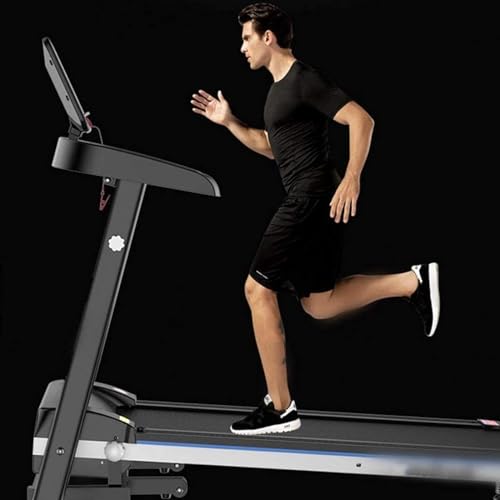Image of Treadmill for Home Gym Fitness Folding Treadmill Walking Jogging Running Machine Free Installation Low Noise Footstep Perfect for Home and Office