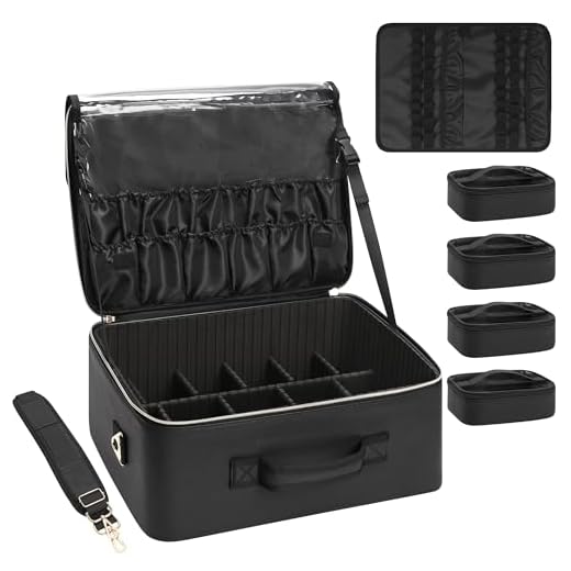Relavel Extra Large Makeup Organizer Case