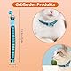 LBJFYHJN Katzenhalsbänder Set - 5 Halsbänder Katzen mit Glöckchen | Anti-Strangulationssicherheit | Leichtes Farbenfrohes Halsband Design