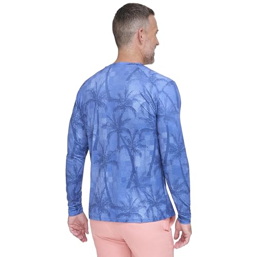 Margaritaville Men's Standard Island Reserve Palm Tree Long Sleeve Rash Guard2