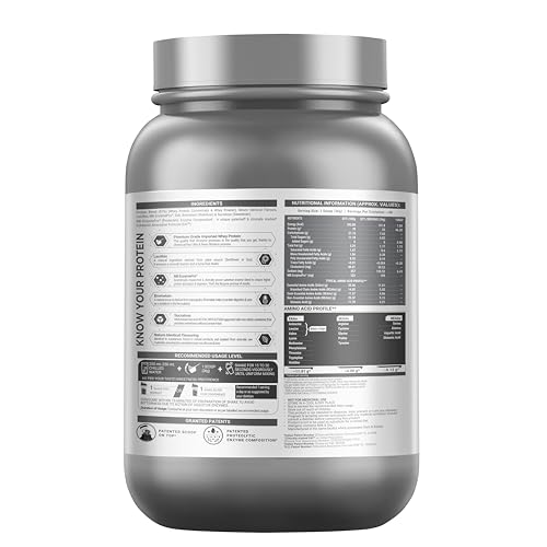 Image of MuscleBlaze Biozyme Performance Whey Protein Powder, French Vanilla Creme (1kg / 2.2lbs) | 25g Protein Per Scoop | Clinically Tested 50% Higher Protein Absorption