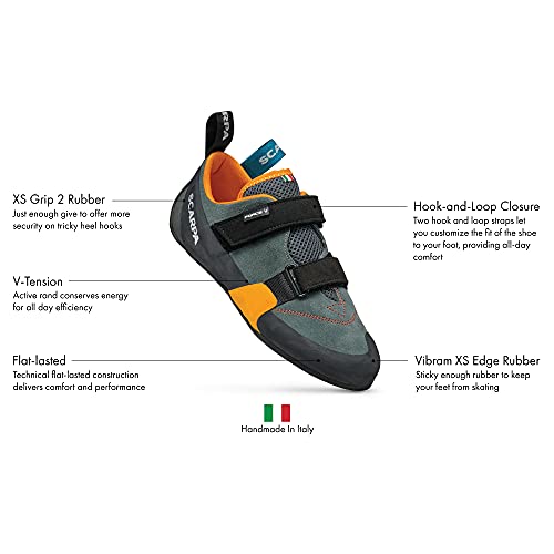 SCARPA Men's Force V Rock Climbing Shoes for Gym and Sport Climbing2