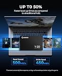ORICO NAND SSD Solid State Drive- 2.5 Inch - SATA III - 6Gbps-Read Speed up to 500MB/s, 256GB Internal Solid State Drive for Desktop Laptop - Y20(256GB)