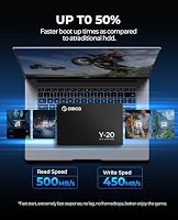 ORICO 2TB SSD SATA III 6Gb/s, 2.5“ Interne Solid State Festplatte, bis zu 500MB/s, Kompatibel mit Laptop und PC-Desktops-Y20 – Ansicht 4