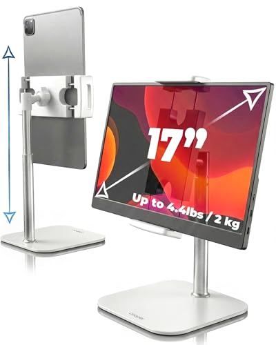 COOPER TabStand Mini do tabletów, monitorów przenośnych, telefonów i czytników e-booków, biały