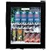 Cantina 30L Small It Bar, Casa Retro Modo Refrigerato Armadio per Vino refrigerato, Porta in Vetro Trasparente, Indipendente con controsoffitto (Color : Black, Size : 38 * 38.5 * 48cm)