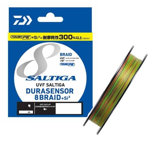 Tresse Daiwa Saltiga 8 Braid 400m PE.3 multicolore fil peche mer 0.28mm