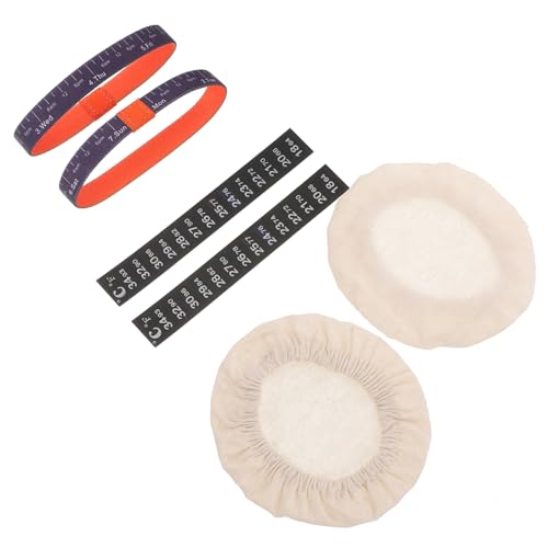 Cabilock 1set Fermentation Jar Accessories Cloth Covers Date Bands and Stickers for Sourdough Starter Cultivation