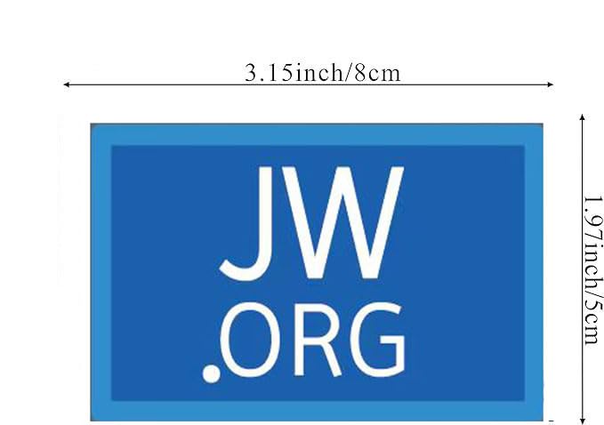 Image of JW.ORG Magnet Decals, （4 Pack） 3.1x2Inches,Duty Automotive Magnet for Car, Truck, SUV or Any Other Magnetic Surface