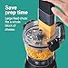 Hamilton Beach Stack & Snap 4-Cup Mini Food Processor & Vegetable Chopper, 250 Watts, for Slicing, Shredding, and Puree, Black (70510)