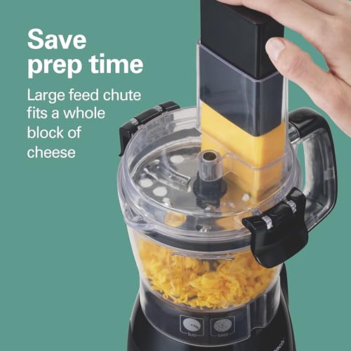 Hamilton Beach Stack & Snap 4-Cup Mini Food Processor & Vegetable Chopper, 250 Watts, for Slicing, Shredding, and Puree, Black (70510) by Hamilton Beach - Image 6
