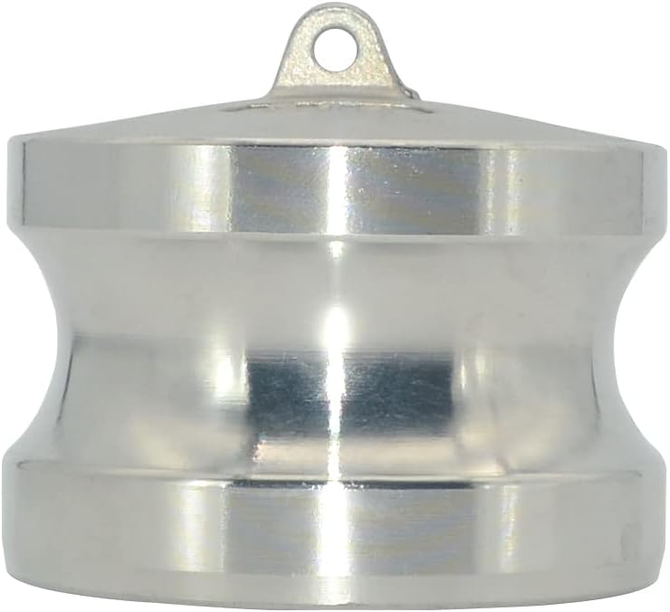 1/2" Trash Pump Adapter Dust Cap/Dust Cover,Type DP Cam and Groove Hose Pipe Fitting Coupler,Stainless Steel 316 (3")