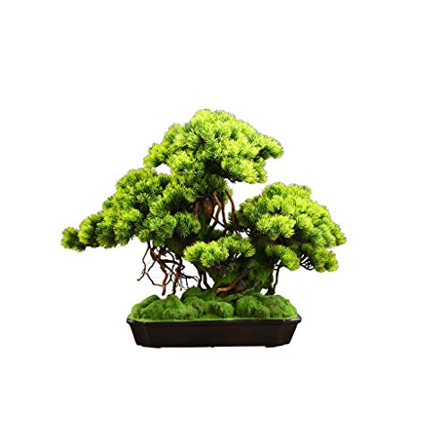 Symulacja drzewka bonsai symulacja piękna sosna bonsai symulacja drzewo na zewnątrz ogród dekoracja domu chińska symulacja drzewo sztuczna roślina bonsai 21,65 cala do dekoracji wnętrz biura wewnątrz