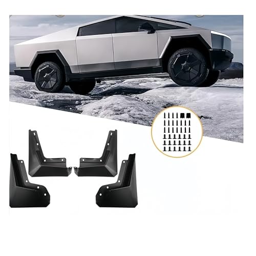 Garde-boue de qualité pour Tesla Cybertruck - Kit de protection premium d'aile