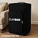 Clapbox Cajon Bag - Universal Size for all Cajons, 10 mm Padding (H:50cm W:30cm L:30cm) - Standard Size, Cajon Gig Bag with Carry Handle and Shoulder Straps