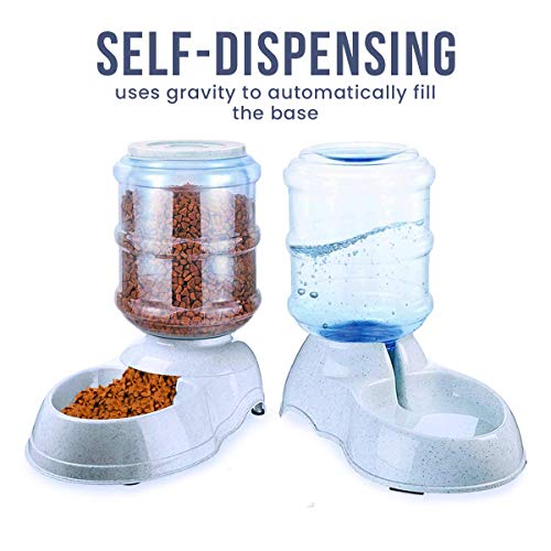 Zento Deals Automatic Self-Dispensing Pet Feeder Premium Quality Replenish Eating Bowl Storage Container Self Feeding… - Image 3