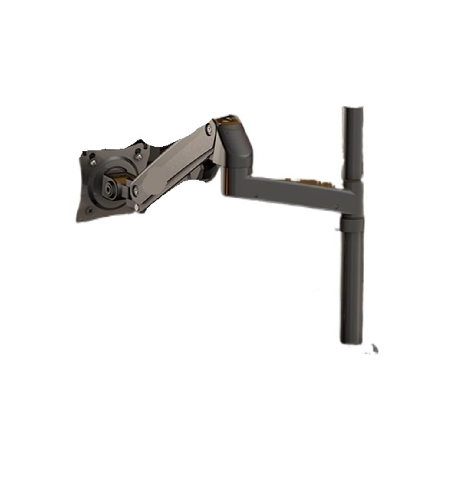 OPTEPYOE Monitor stand with inverted dual-screen desktop, height adjustable and rotatable
