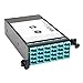 Tripp Lite 100Gb/120Gb to 10Gb Breakout Cassette - 24-Fiber OM4 MTP/MPO (Male w/Pins) to (x12) LC (N482-1M24-LC12)