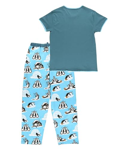 Lazy One Women's Pajama Set, Short Sleeves with Cute Prints, Relaxed Fit2