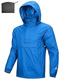 Outdoor Ventures Men's Rain Jacket Waterproof...