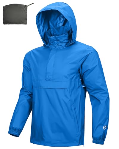 Outdoor Ventures Men's Rain Jacket Waterproof...