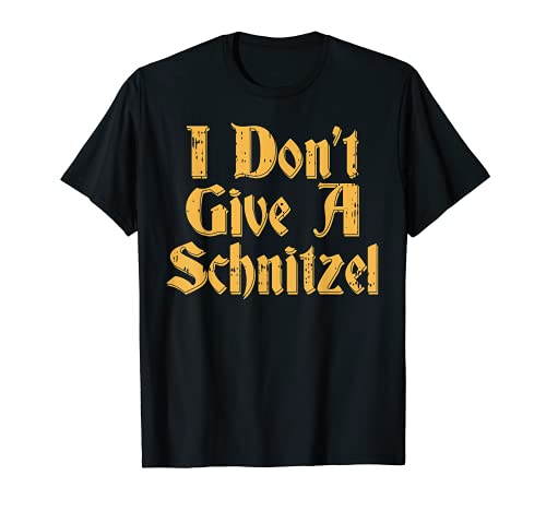 I dont give a schnitzel shirt oktoberfest vintage german maglietta