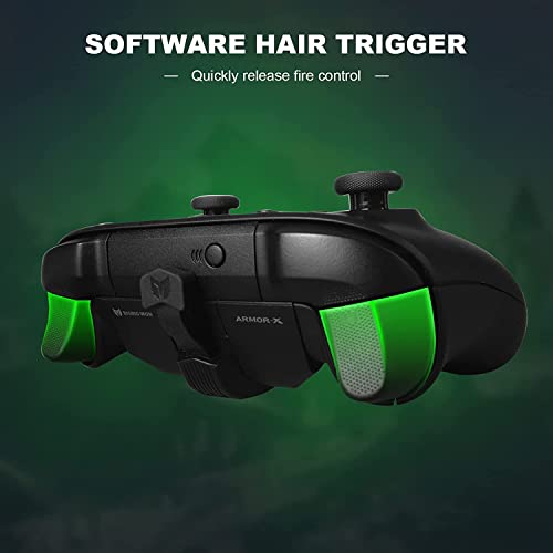 Wireless Back Button Strike Pack For Xbox Series X/S Controller, Controller Paddles Attachment Support Xbox Series X/S|Xbox One|Switch|Pc/Ps4 Platform,(Black) Standard Version #TOP5