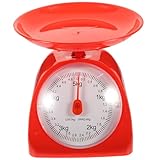 GETAJGHSD Multifunktionale Küchenwaage Digital mit 5 Kg Tragkraft Runde Präzisionswaage aus Lebensmittelechtem Material Inklusive Abnehmbarer Waagschale zum Kochen Backen Zufällige Farbe