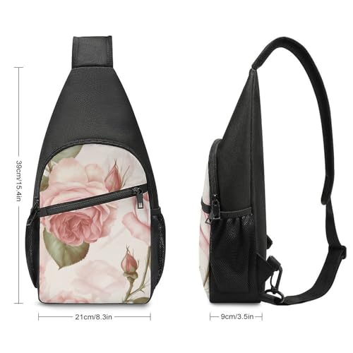 Bolso bandolera Beauty Roses para senderismo y viajes miniatura 2