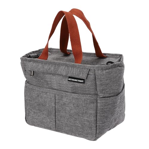 FUNYSF Bolsa de almuerzo térmica con asas, ideal para excursiones, picnics, oficina y viajes