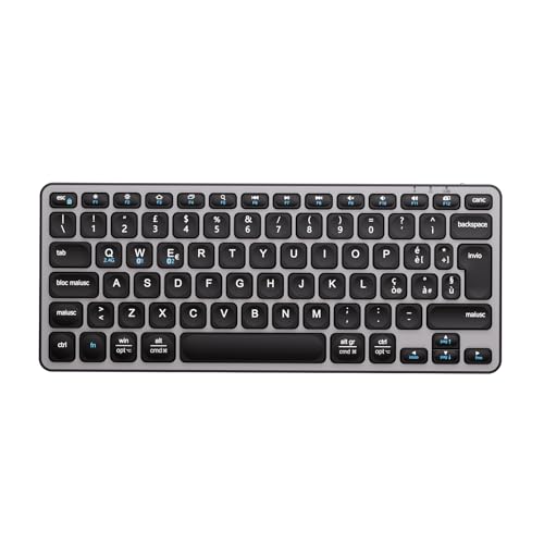 Iclever Teclado Bluetooth, Compacto Teclado Mac Inalámbrico 2,4 Ghz Bluetooth , Teclado Italiano Qwerty, Recargable Usb-C, Ultrafino, Compatible Con Mac, Para Macbook Pro Air Imac, Ipad, Iphone Iclever Teclado Bluetooth, Compacto Teclado Mac Inalámbrico 2,4 Ghz Bluetooth , Teclado Italiano Qwerty, Recargable Usb-C, Ultrafino, Compatible Con Mac, Para Macbook Pro Air Imac, Ipad, Iphone