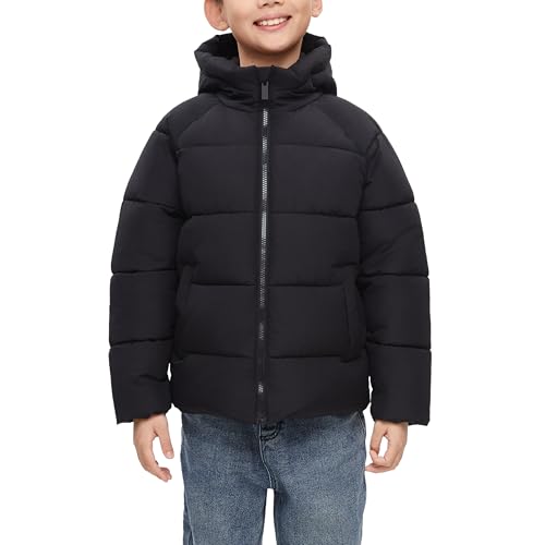 Rokka&Rolla Boys' Water-Resistant Ripstop Shell Winter Coat Fleece Lined Puffer Jacket