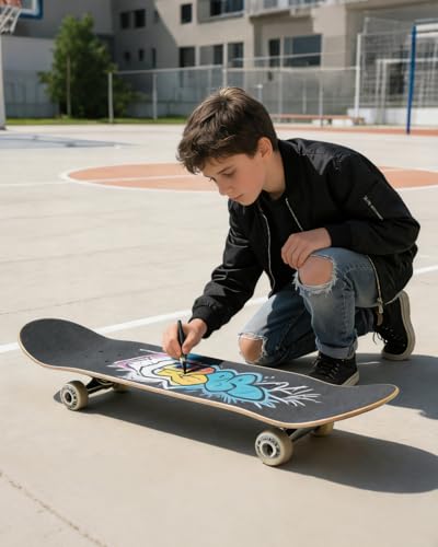 HAPPYER Blank Skateboard Decks 4-Pack