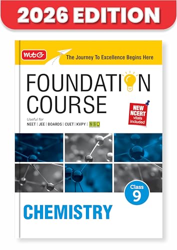 Image of MTG Foundation Course Class 9 Chemistry For NEET, IIT-JEE, CUET & Boards Exams | Based on New NCERT Syllabus & Pattern 2026-2027