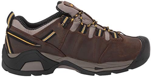 KEEN Utility Women's Detroit XT Low Steel Toe Metatarsal Guard Work Shoe, Cascade Brown/Goldenrod, 11 Medium US | Image 5