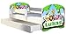 ACMA Letto per Bambino Cameretta per Bambino con Materasso Cassetto II (01 Il Nome Zoo, 180x80 + Cassetto)