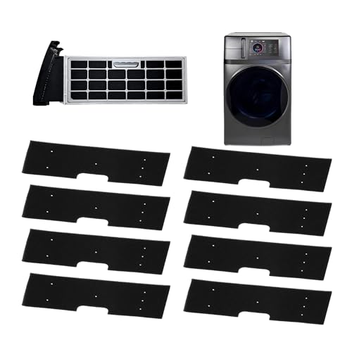 8 Pack WH01X35719 Lint Foam Filter for GE Profile Washer Dryer Combo Hand Washable and Reusable-Compatible with Models: PFQ97HSPVDS.