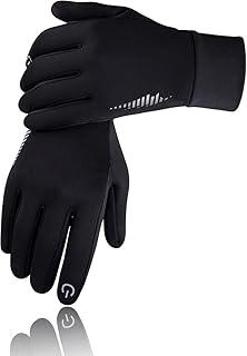 Winter Gloves Women Men Ski Snow Gloves Liner Thermal Warm Touch Screen, Suit for Running, Cycling, Biking, Hiking, Driving, Walking, Typing, Freezer Work, Sports, Soccer, Shooting, Gaming