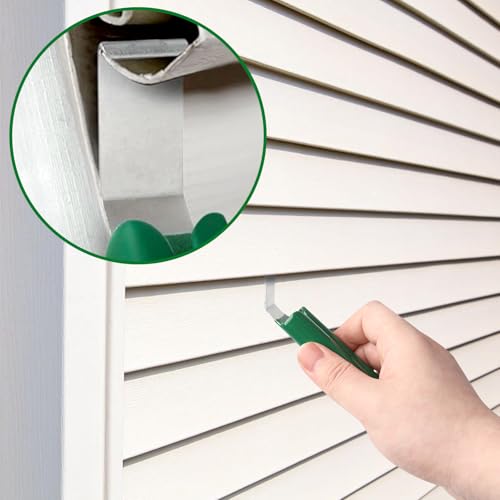 Cholic Siding Removal Tool, Green Siding Zipper Tool Straight Non-Slip Grip Handled thumb #5