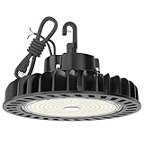 HYPERLITE UFO LED High Bay Light: 250W 36,250LM (145LM/W) 1-10V Dimmable, UL Listed 4000K High Bay LED Light for Shop Shopping Mall Exhibition Hall, Alternative to 1000W MH/HPS, 5-Year WNTY