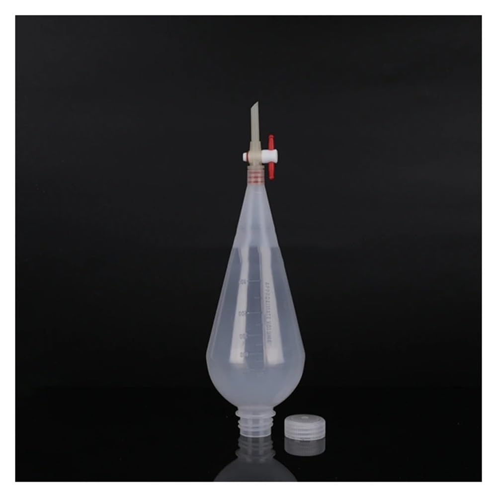 Attrezzature e forniture di laboratorio 1 imbuto separatore in plastica sagomato da laboratorio 125 ml a 1000, resistente agli acidi, for forniture di