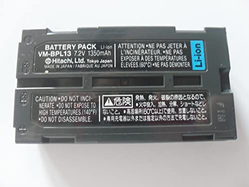 Rechargeable Battery VM-BPL13 Replacement for HITACHI VM-945LA, VM-D865, VM-645LA, VM-D873LA (7.4v 2000mAh)