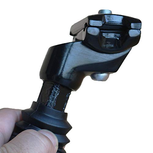 GANOPPER 28.6 Black Coil Spring Bicycle Suspension Seatpost 350mm BMX MTB DH Downhill Road Bike Seat Post (28.6350mm)