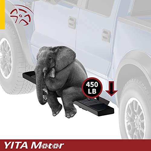 Yitamotor 6 Inches Running Boards Compatible With 2019-2023 Chevy Silverado/Gmc Sierra 1500 Extended/Double Cab, 2020-2023 Silverado Sierra 2500Hd/3500Hd Side Step Nerf Bars Side Bars #TOP4
