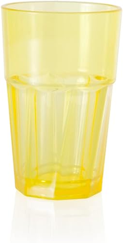 Miniatura 8 de Juego de 6 vasos irrompibles de agua potable prémium de 13.5 onzas, varios colores, reutilizables