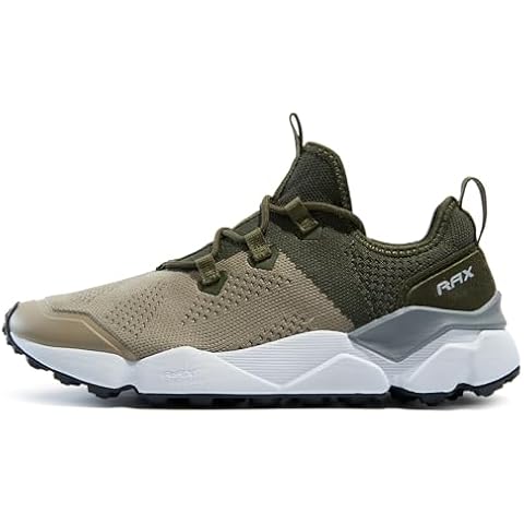 RAX Breathable Lightweight Comfortable Hiking Jogging Shoes Khakis Cover