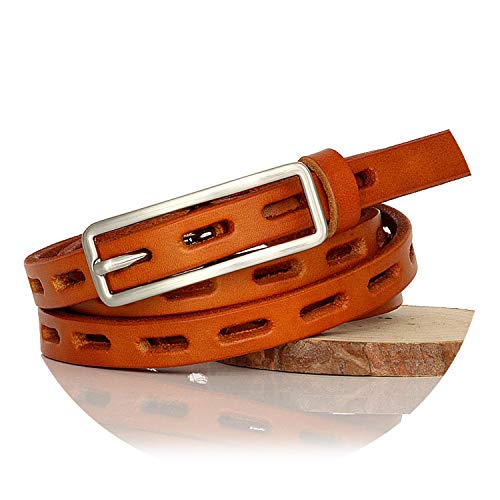 Hot Fashion Return to the ancients Thin belt Pin Buckle Genuine Leather Belt