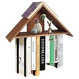 Floating Book Shelf Wall Mounted Home Decor Gift - for Office, Living Room, Bedside, Natural Wood, Minimalist, Aesthetic,...