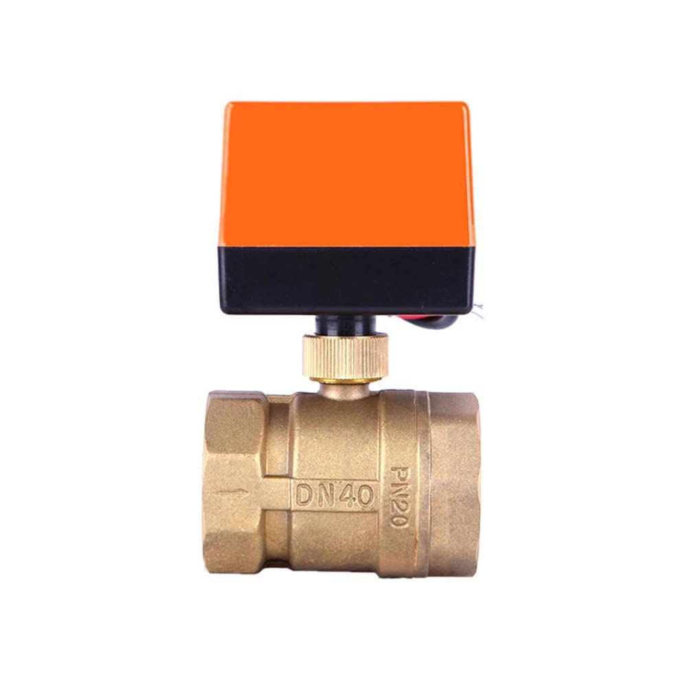 Regolatore di pressione dell'acqua, Regolatore 1/2" 3/4" 1" 2" Valvola a sfera elettrica Valvola a sfera elettrica in ottone con controllo a 3 linee e 2 punti,E
